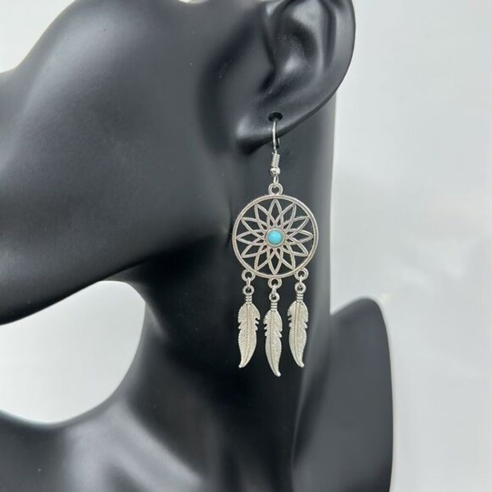 Costume jewelry native earrings